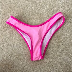 SHEIN Pink High-Cut Bikini
